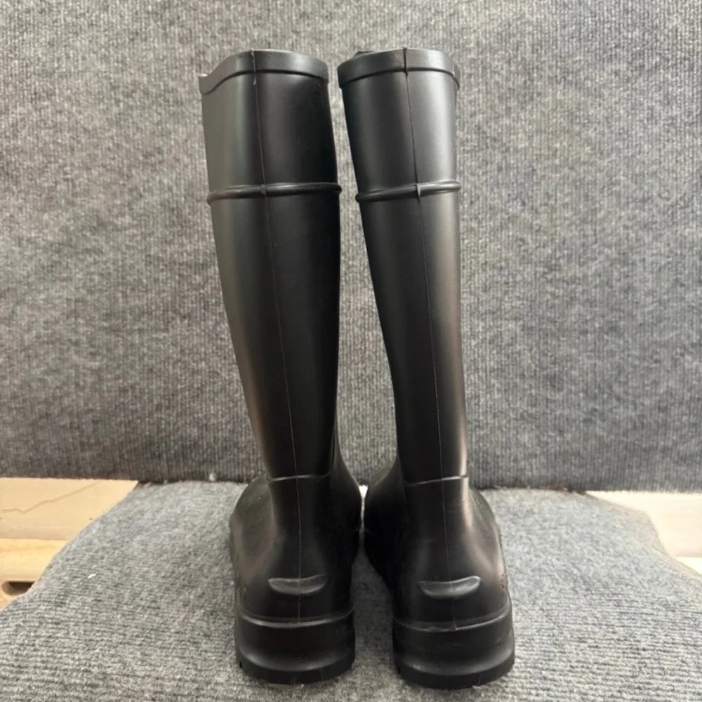 Servus Black Rubber Rain Boots Mens 8 Waterproof Knee High Work Boots USA Made
